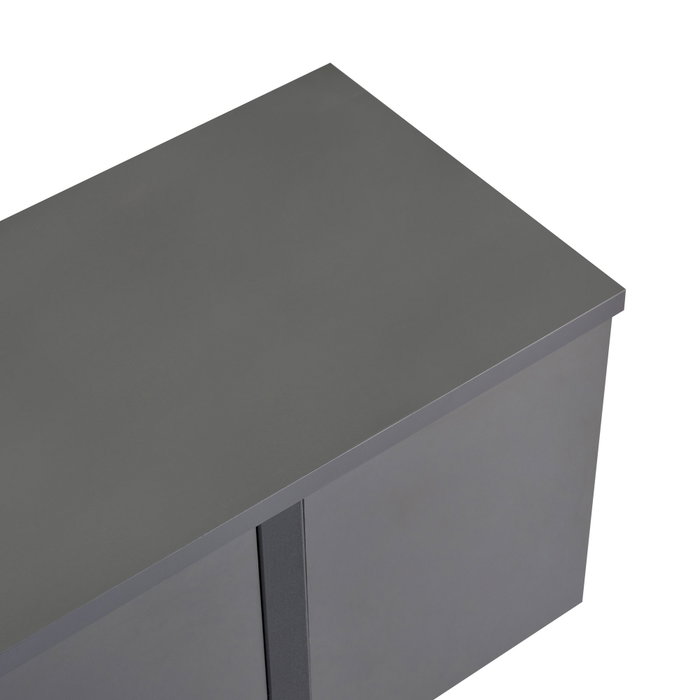 Nordure Soporte para TV Antracita y Negro